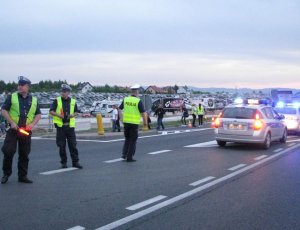 Policjanci zabezpieczali Festiwal Ognia i Wody