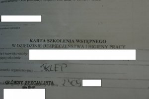 Fałszowana dokumentacja