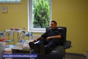 Wałbrzyscy policjanci oddali krew potrzebującym