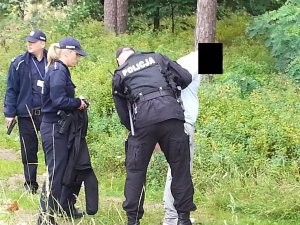 Zatrzymany przez policjantów mężczyzna