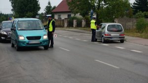 Kontrola kierowcy w ramach akcji "Trzeźwość"