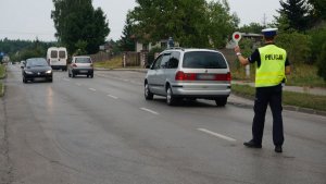 Kontrola kierowcy w ramach akcji "Trzeźwość"