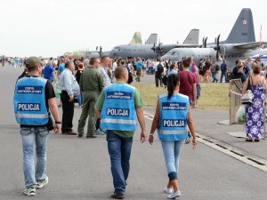 Policjanci Zespołu Antykonfliktowego podczas służby