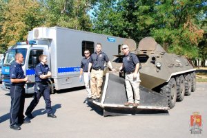 Wizyta delegacji policjantów z Columbia Heights, Minnesota