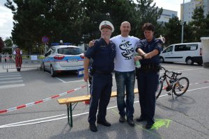 Sędziami zawodów byli policjanci