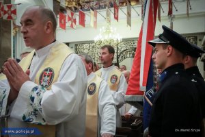 Uroczysta msza święta w intencji policjantów pomordowanych w Miednoje