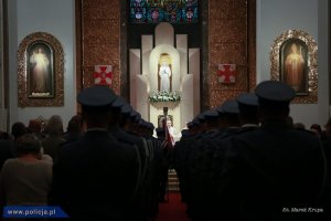 Uroczysta msza święta w intencji policjantów pomordowanych w Miednoje
