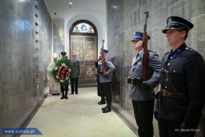 Uroczysta msza święta w intencji policjantów pomordowanych w Miednoje
