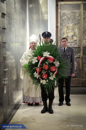 Uroczysta msza święta w intencji policjantów pomordowanych w Miednoje