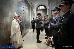 Uroczysta msza święta w intencji policjantów pomordowanych w Miednoje