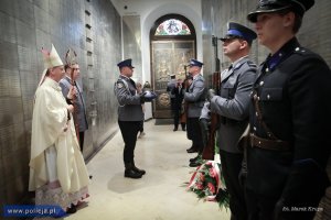 Uroczysta msza święta w intencji policjantów pomordowanych w Miednoje