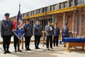 Akt erekcyjny nowej siedziby poddębickiej policji