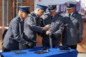 Akt erekcyjny nowej siedziby poddębickiej policji