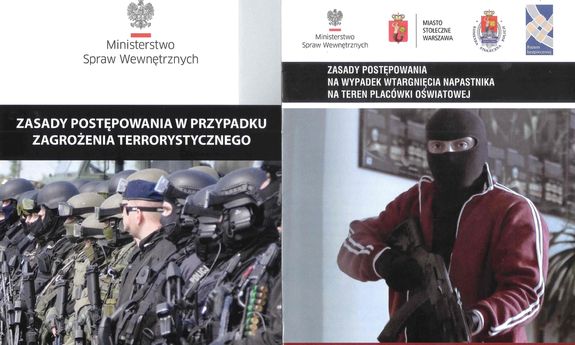 Zdjęcie poradnika "Zasady postępowania w przypadku zagrożenia terrorystycznego"