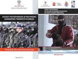 Zdjęcie poradnika "Zasady postępowania w przypadku zagrożenia terrorystycznego"