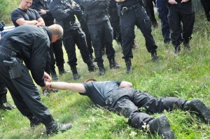 Policjanci podnoszą swoje umiejętności