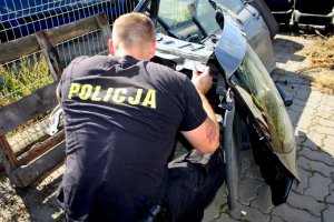 Bydgoscy kryminalni zlikwidowali kolejna "dziuplę" samochodową