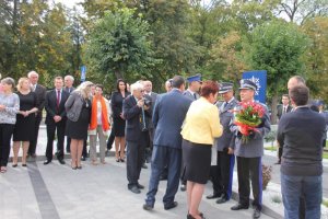 Otwarcie zmodernizowanej Komendy Powiatowej Policji w Aleksandrowie