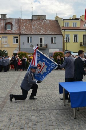 Wręczenie sztandaru KPP w Płońsku