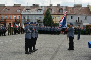 Wręczenie sztandaru KPP w Płońsku