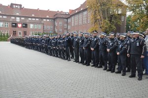 Podczas apelu porannego