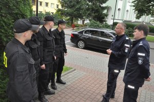 O godnej naśladowania postawie rozmawiał ze słuchaczami zastępca Komendanta Głównego nadinsp. Cezary Popławski.