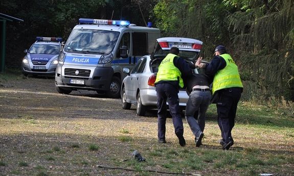 Policjanci podczas ćwiczeń