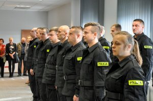 Ślubowanie nowych policjantów