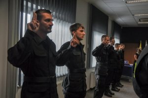 Ślubowanie nowych policjantów