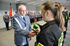 Ślubowanie nowych policjantów