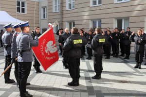 Ślubowanie nowo przyjętych policjantów