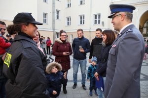 Ślubowanie nowo przyjętych policjantów