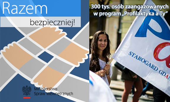 Program „Razem bezpieczniej”: 300 tys. osób zaangażowanych w program „Profilaktyka a Ty”