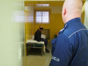 Zatrzymany w policyjnej celi