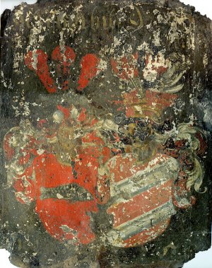 Jedna z odnalezionych XVII-wiecznych tablic z Rybokart