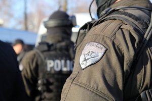 Policjanci z Sekcji Antyterrorystycznej