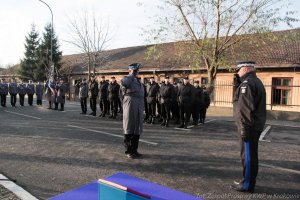 Ślubowanie nowo przyjętych policjantów