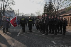 Ślubowanie nowo przyjętych policjantów