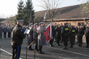 Ślubowanie nowo przyjętych policjantów