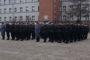 Ślubowanie nowo przyjętych policjantów