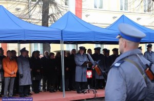 Uroczyste otwarcie wyremontowanej i zmodernizowanej siedziby KPP w Oławie