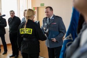 Uroczyste ślubowanie nowo przyjętych policjantów