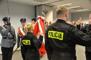 Uroczyste ślubowanie nowo przyjętych policjantów