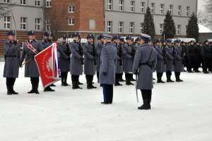 Uroczyste ślubowanie nowo przyjętych policjantów