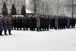 Uroczyste ślubowanie nowo przyjętych policjantów