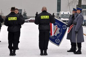 Uroczyste ślubowanie nowo przyjętych policjantów