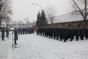 Uroczyste ślubowanie nowo przyjętych policjantów