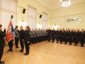 Uroczyste ślubowanie nowo przyjętych policjantów