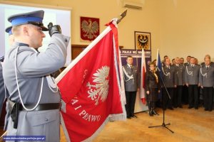 Uroczyste ślubowanie nowo przyjętych policjantów