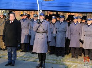 Uroczyste ślubowanie policjantów w Muzeum Katyńskim